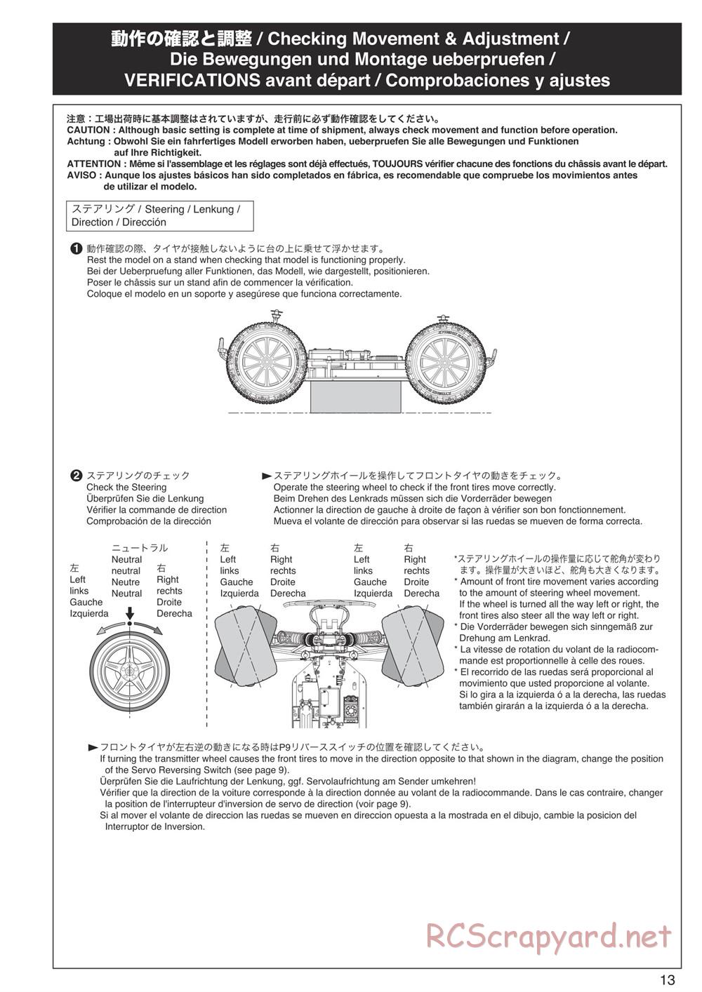 Kyosho - DMT-VE - Manual - Page 13