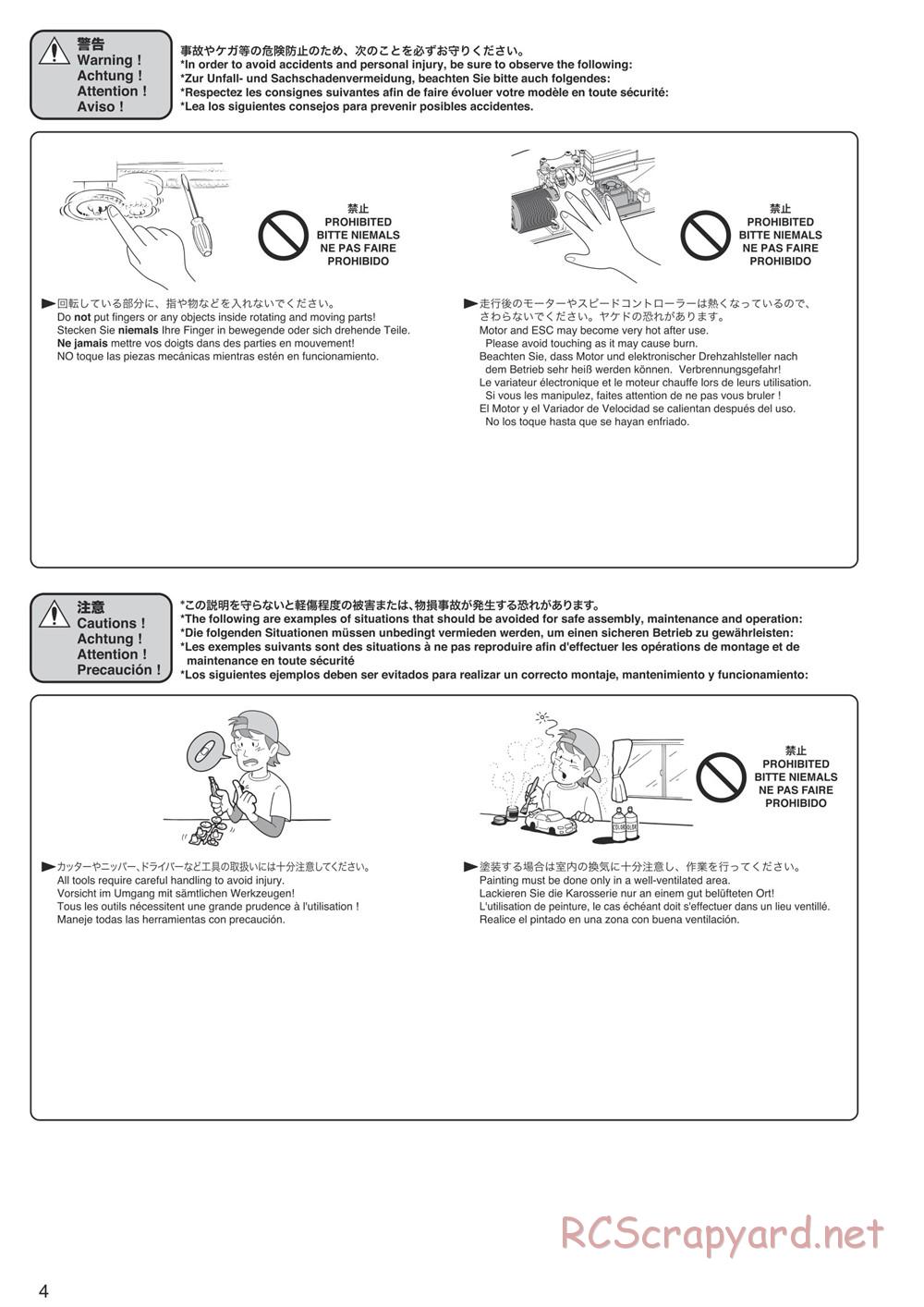 Kyosho - DMT VE-R - Manual - Page 4