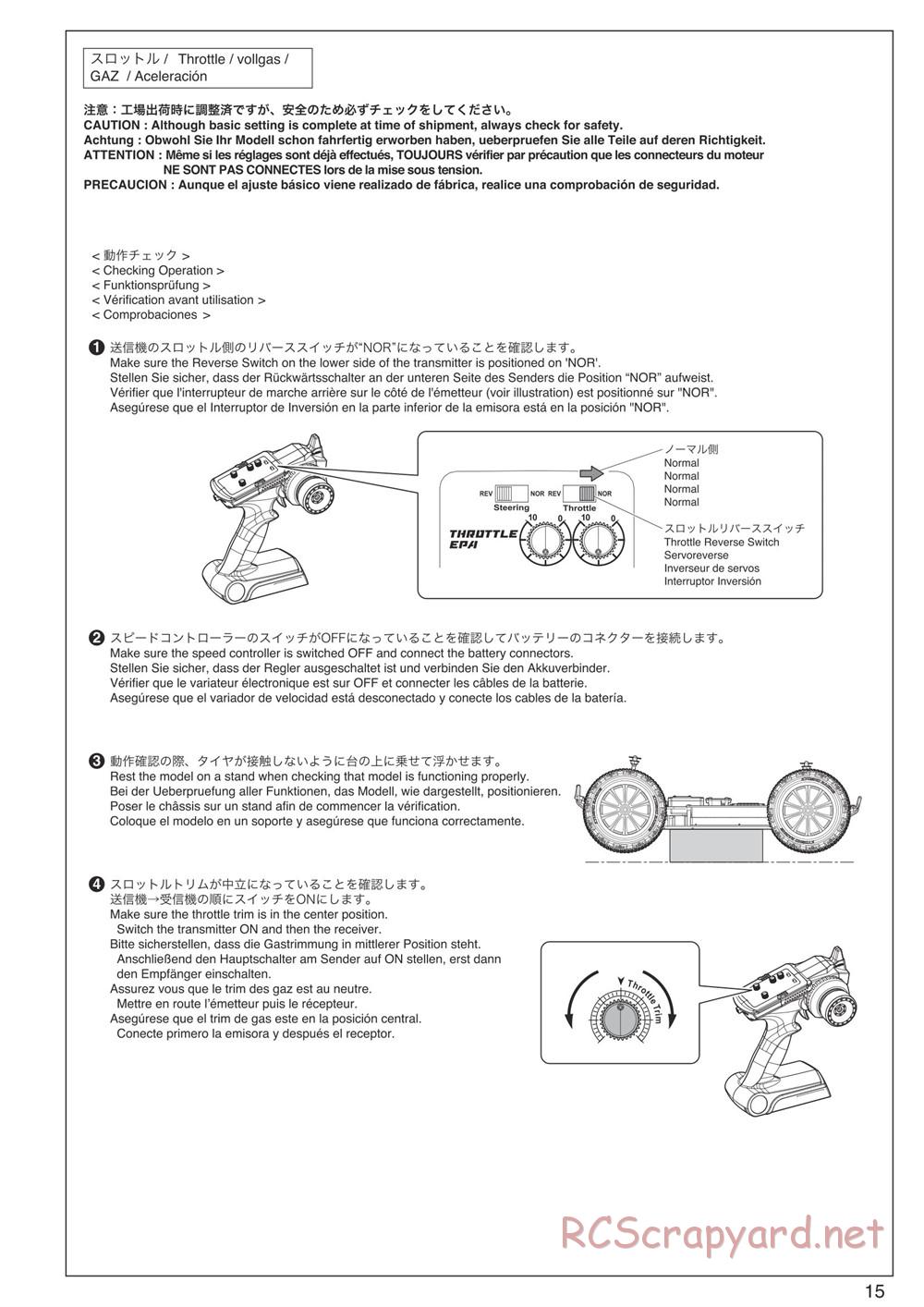 Kyosho - DMT VE-R - Manual - Page 15