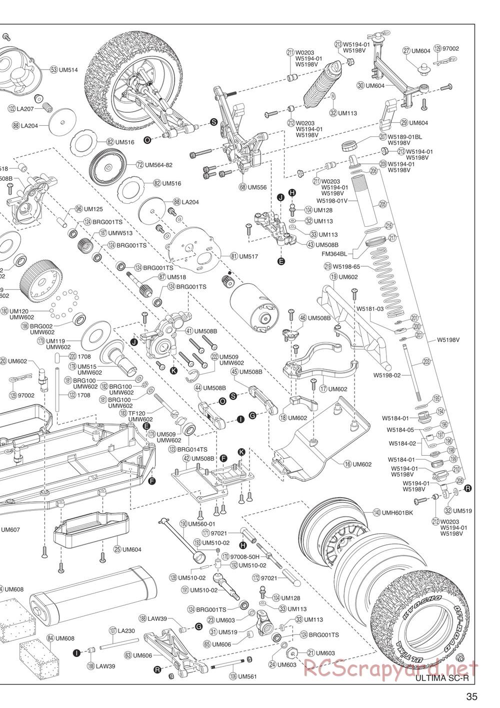 Kyosho - Ultima SCR - Manual - Page 35