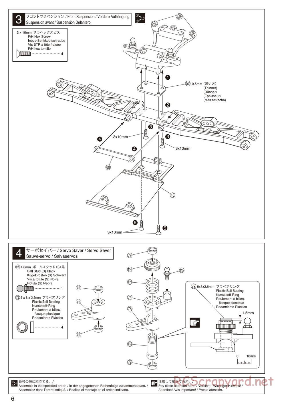 Kyosho - Ultima-SC - Manual - Page 6