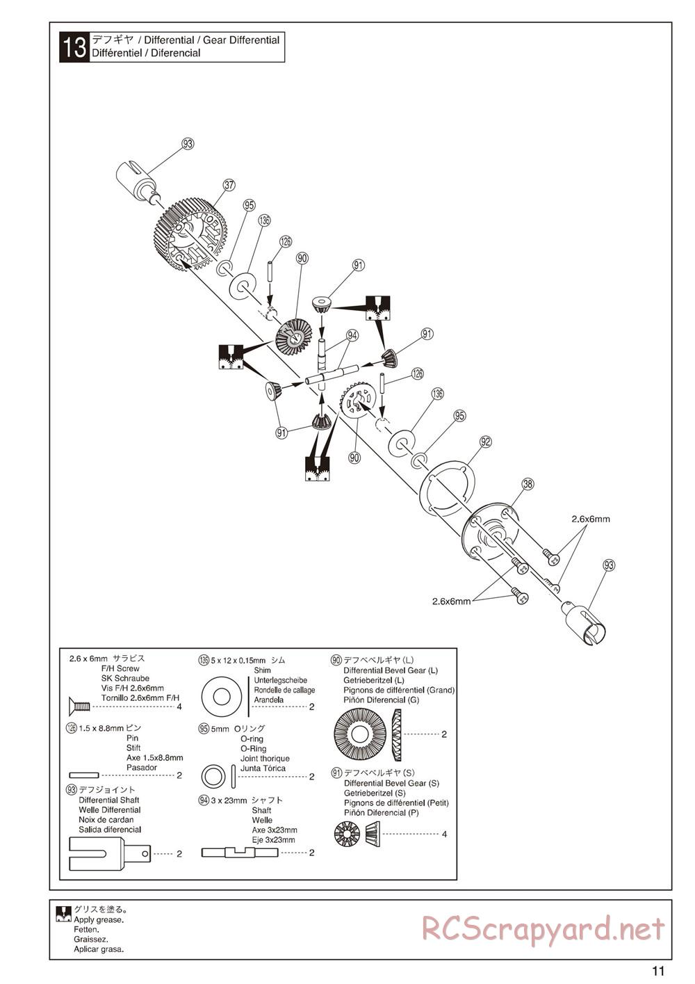 Kyosho - Ultima-SC - Manual - Page 11
