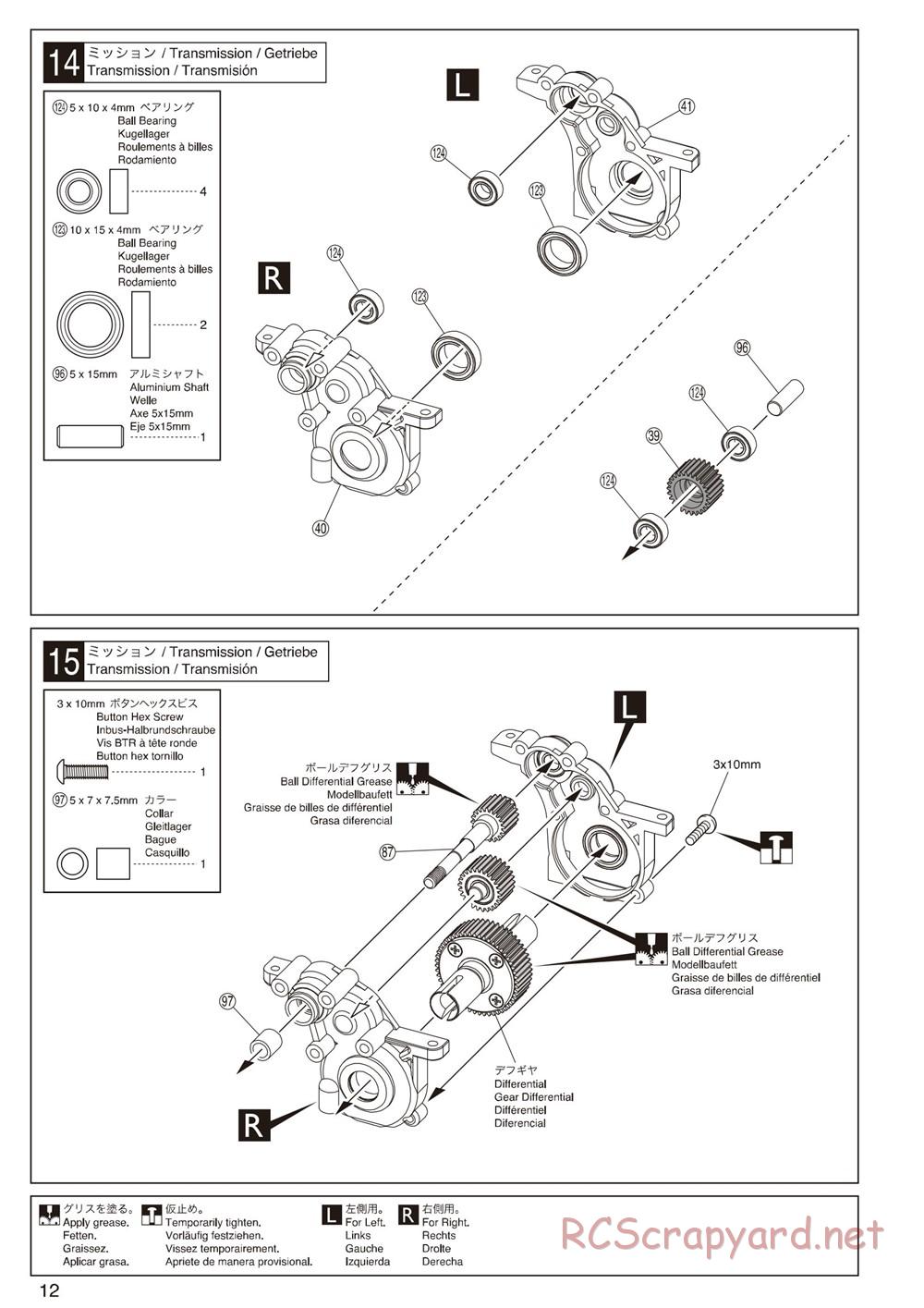 Kyosho - Ultima-SC - Manual - Page 12