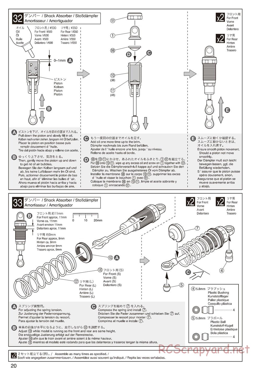 Kyosho - Ultima-SC - Manual - Page 20