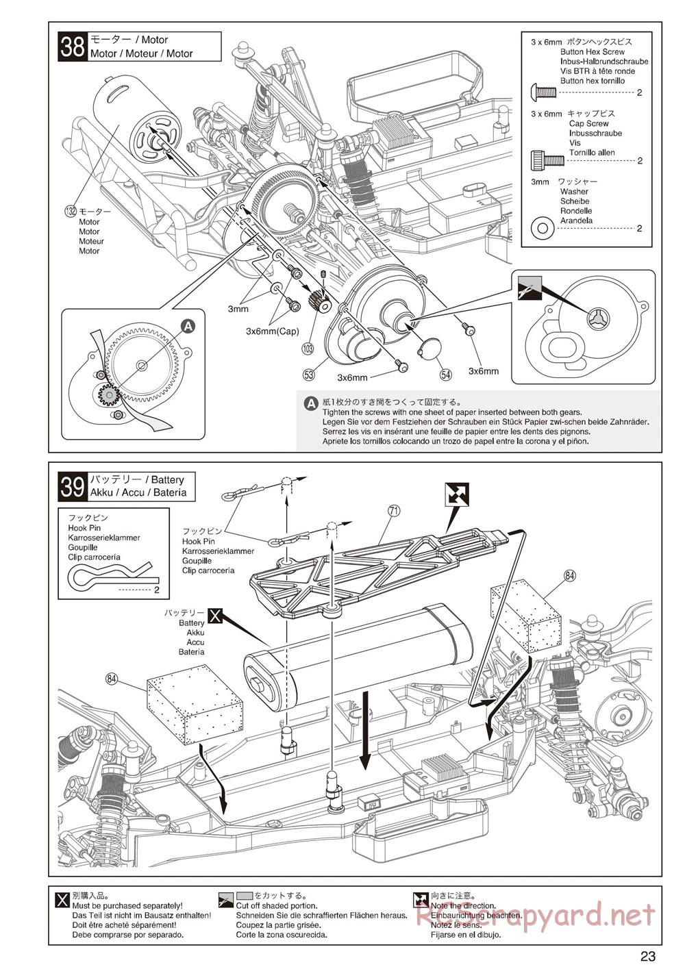 Kyosho - Ultima-SC - Manual - Page 23