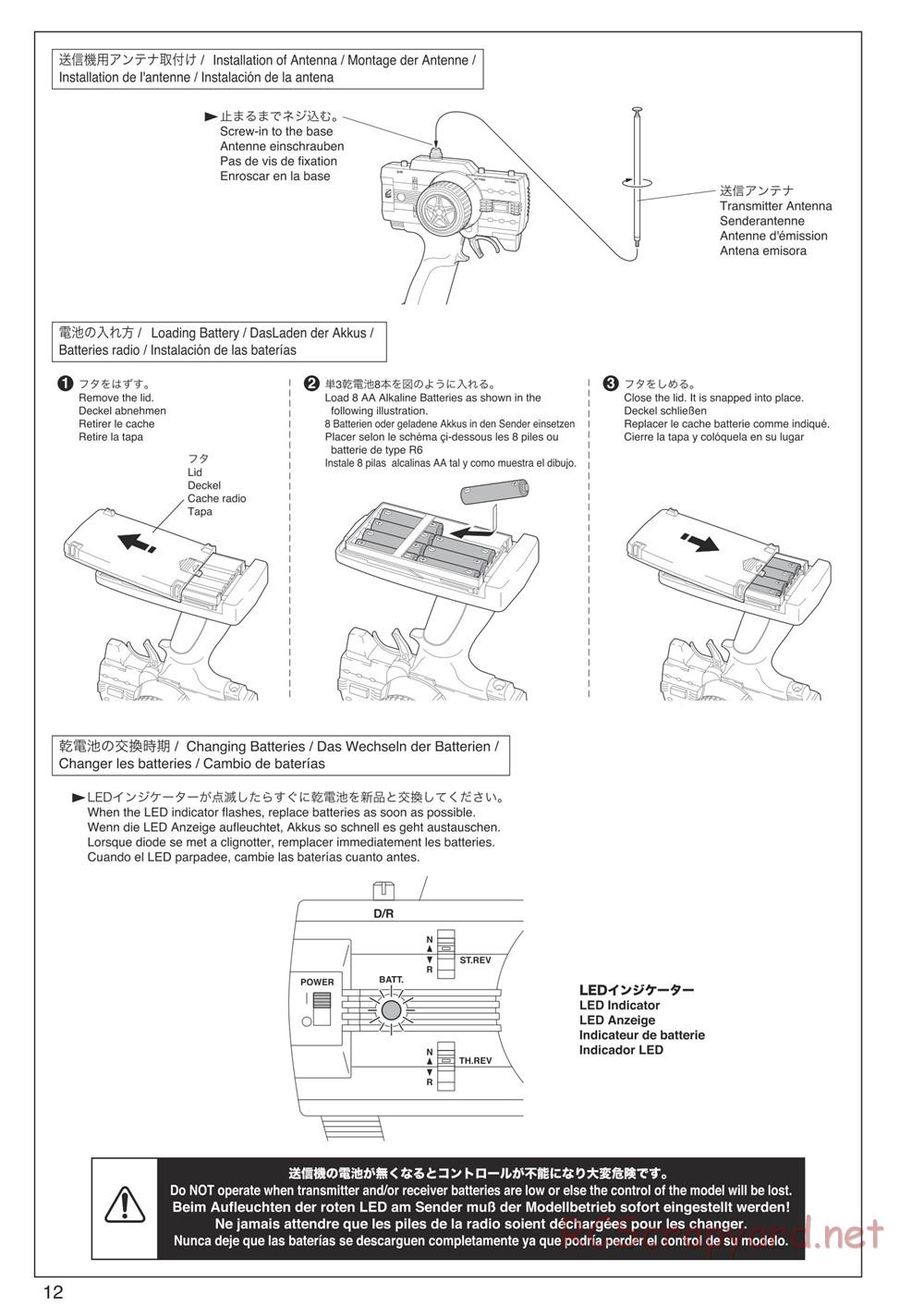 Kyosho - Ultima-SC - Manual - Page 12