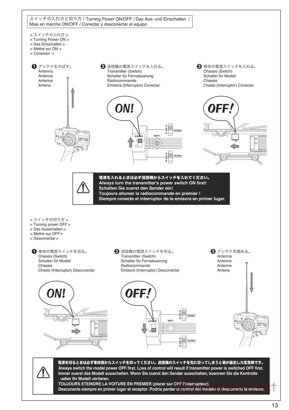 Kyosho - Ultima-SC - Manual - Page 13