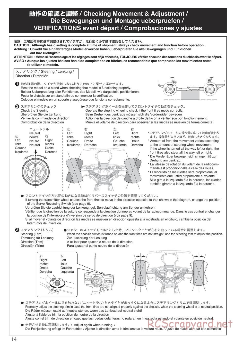 Kyosho - Ultima-SC - Manual - Page 14