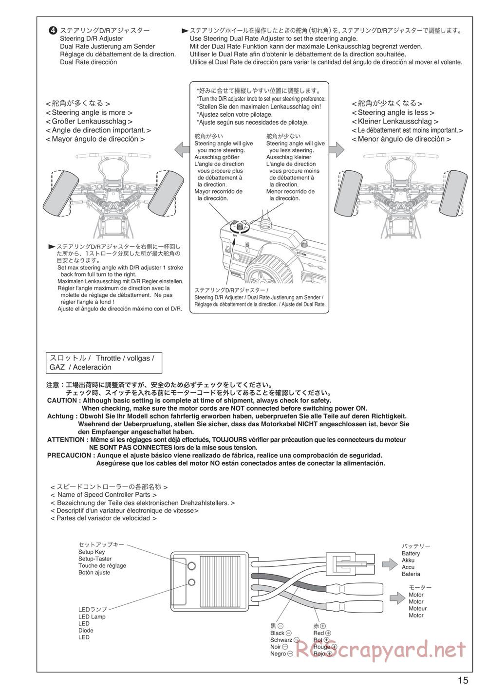 Kyosho - Ultima-SC - Manual - Page 15