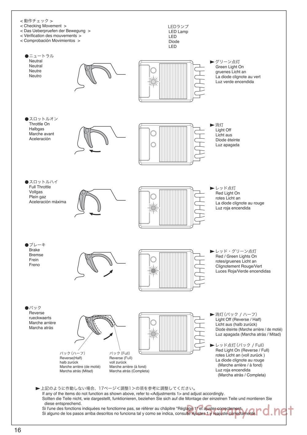 Kyosho - Ultima-SC - Manual - Page 16