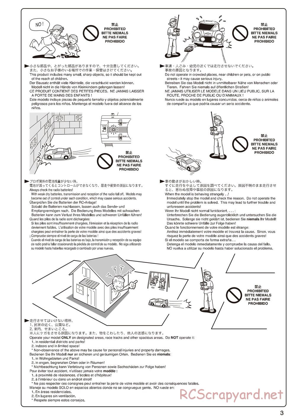 Kyosho - Ultima-DB - Manual - Page 3