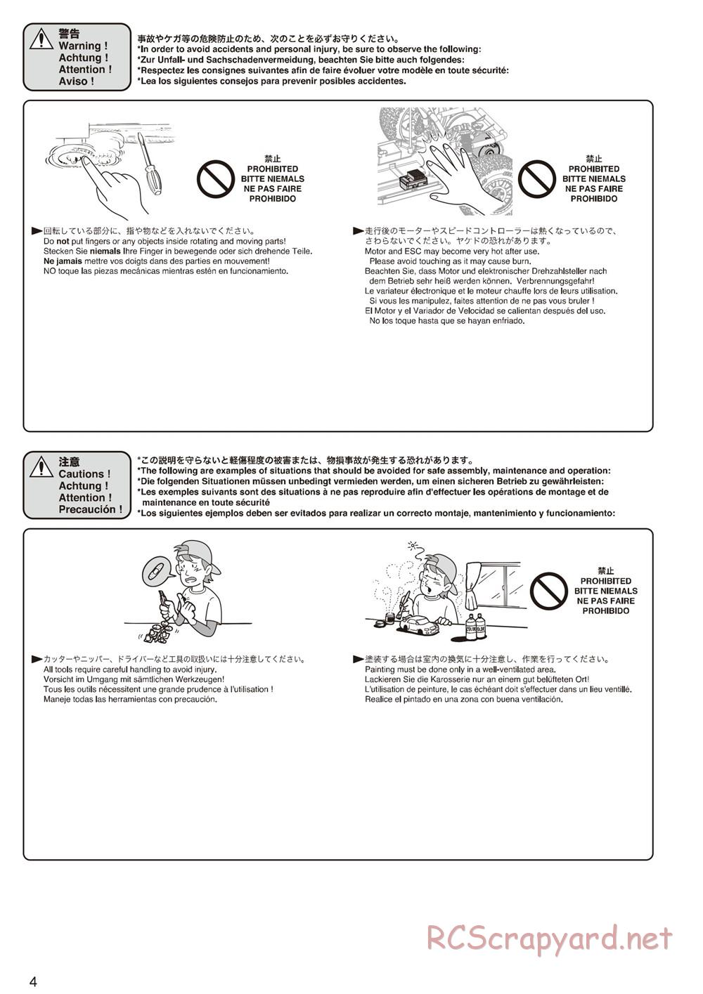 Kyosho - Ultima-DB - Manual - Page 4