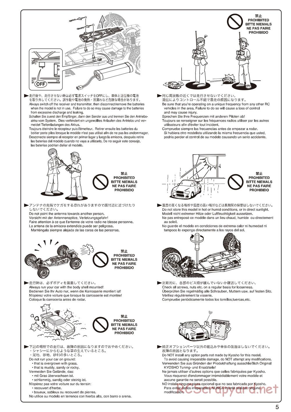 Kyosho - Ultima-DB - Manual - Page 5