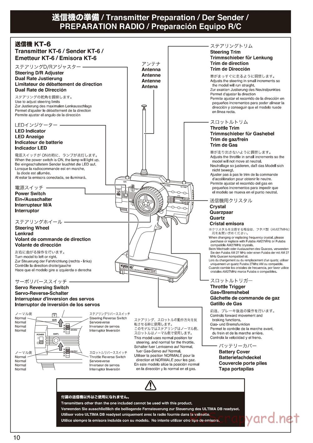 Kyosho - Ultima-DB - Manual - Page 10