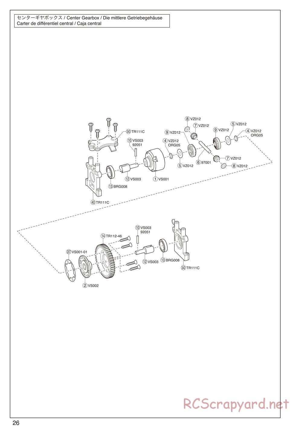 Kyosho - DRX VE - Exploded Views - Page 2