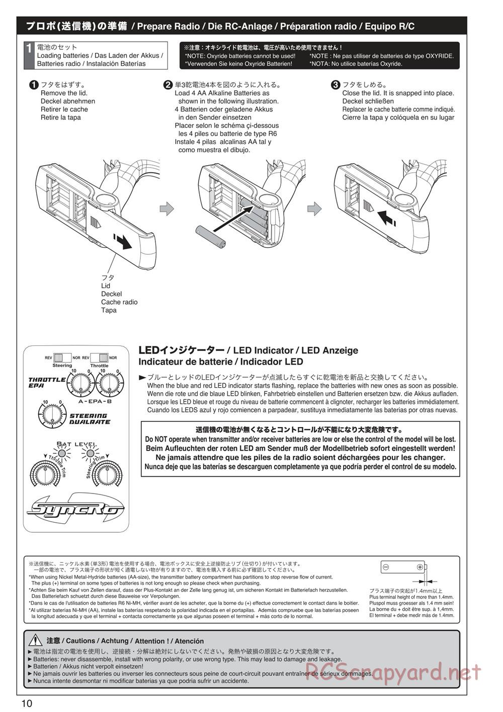 Kyosho - DMT-VE - Manual - Page 10