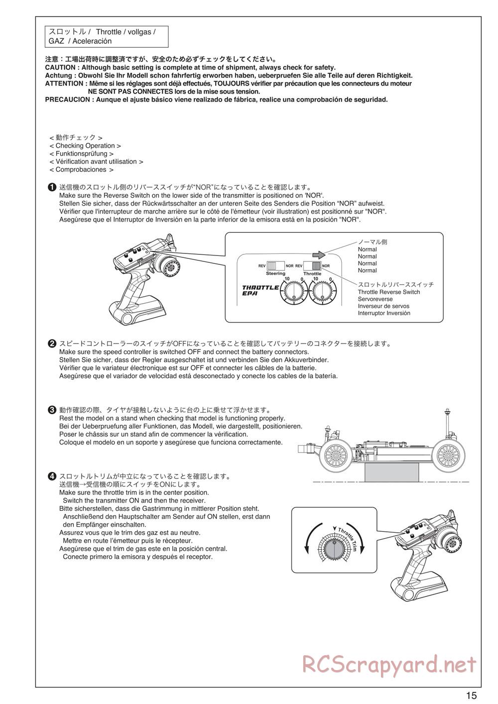 Kyosho - DMT-VE - Manual - Page 15