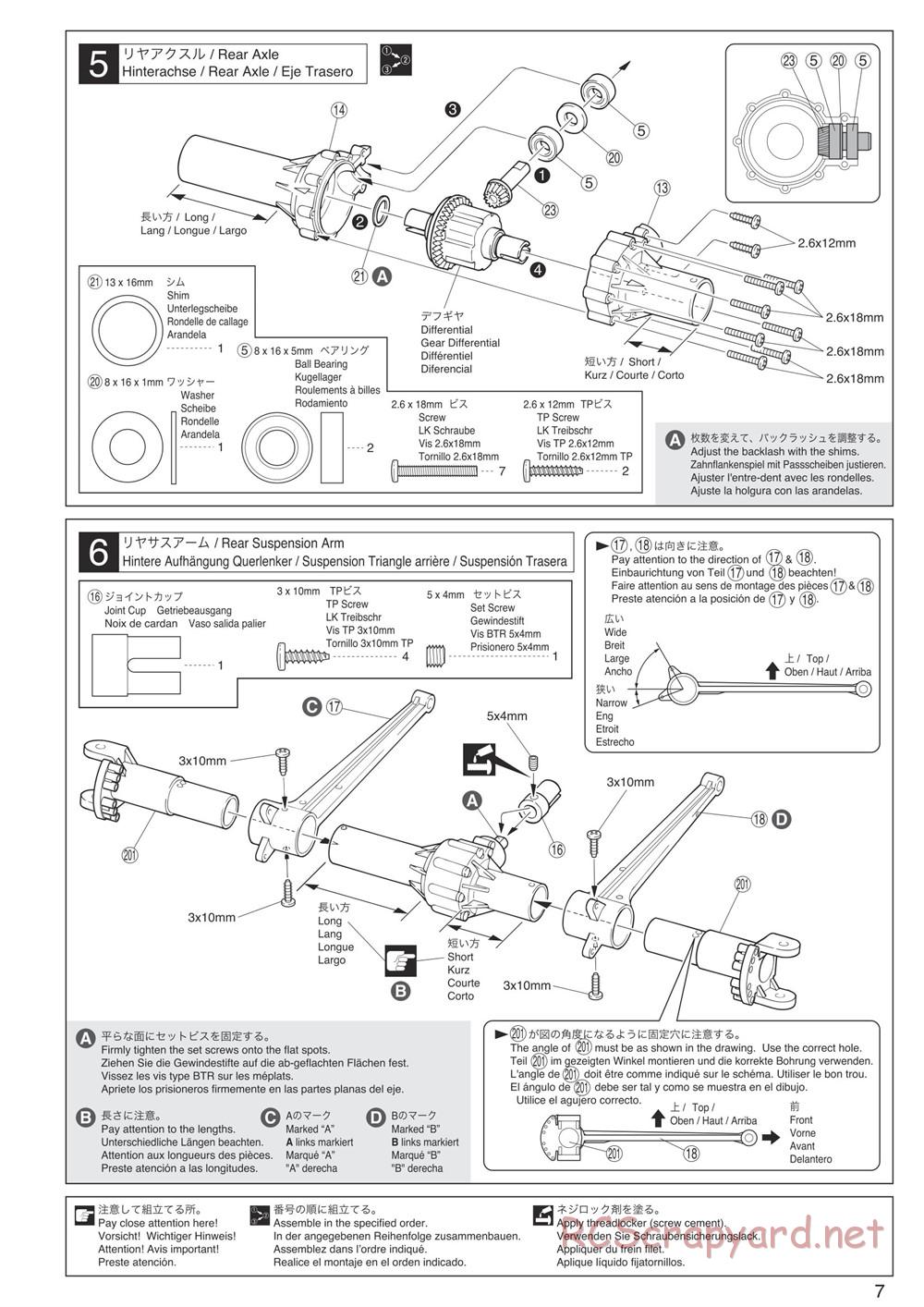 Kyosho - Mad Force Kruiser VE - Manual - Page 7