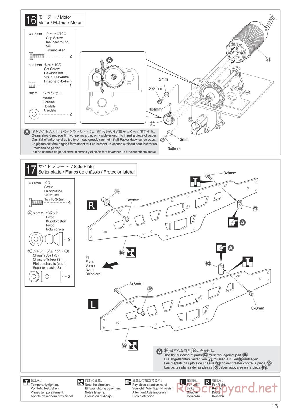 Kyosho - Mad Force Kruiser VE - Manual - Page 13