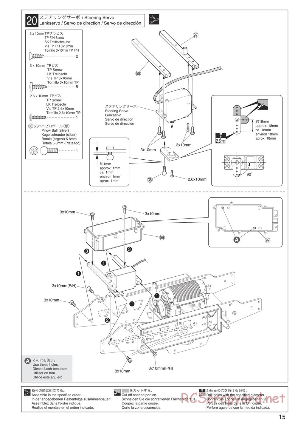 Kyosho - Mad Force Kruiser VE - Manual - Page 15