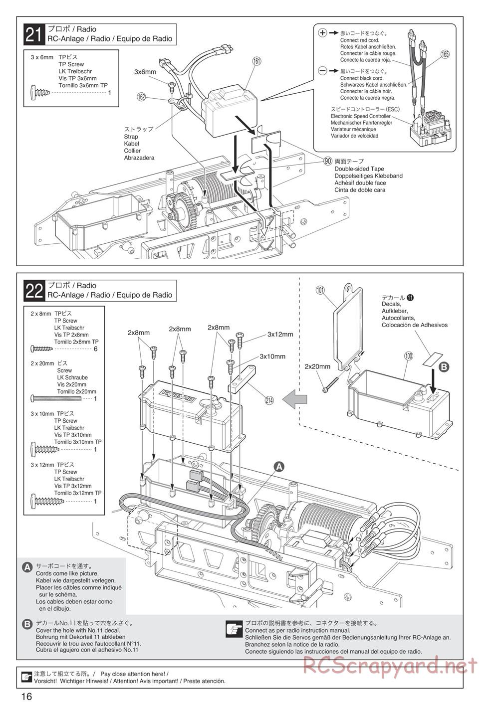 Kyosho - Mad Force Kruiser VE - Manual - Page 16