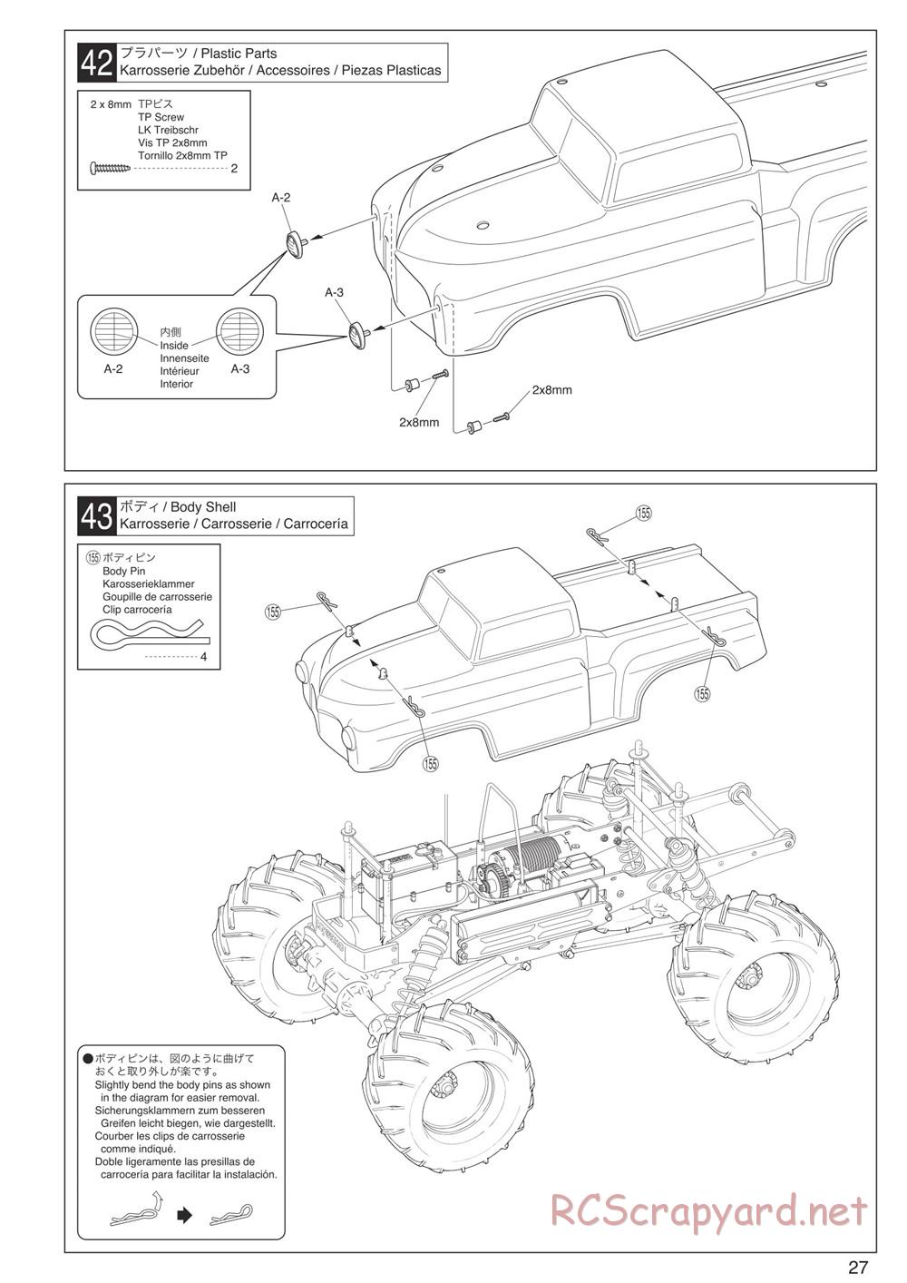 Kyosho - Mad Force Kruiser VE - Manual - Page 27