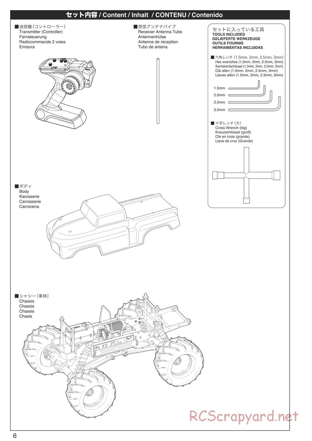 Kyosho - Mad Force Kruiser VE - Manual - Page 6