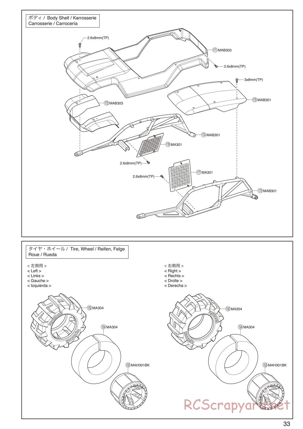 Kyosho - FO-XX VE - Exploded Views - Page 3
