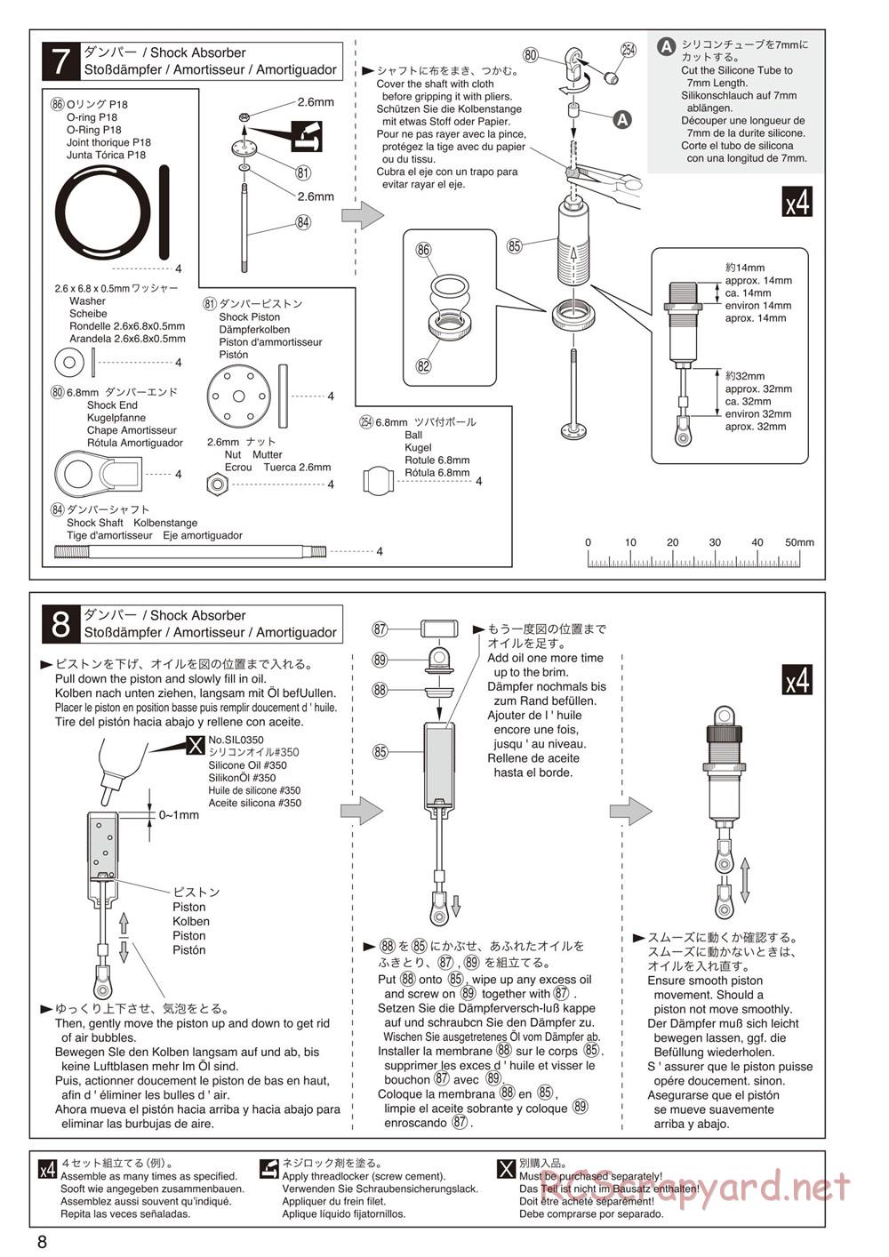 Kyosho - FO-XX VE - Manual - Page 8
