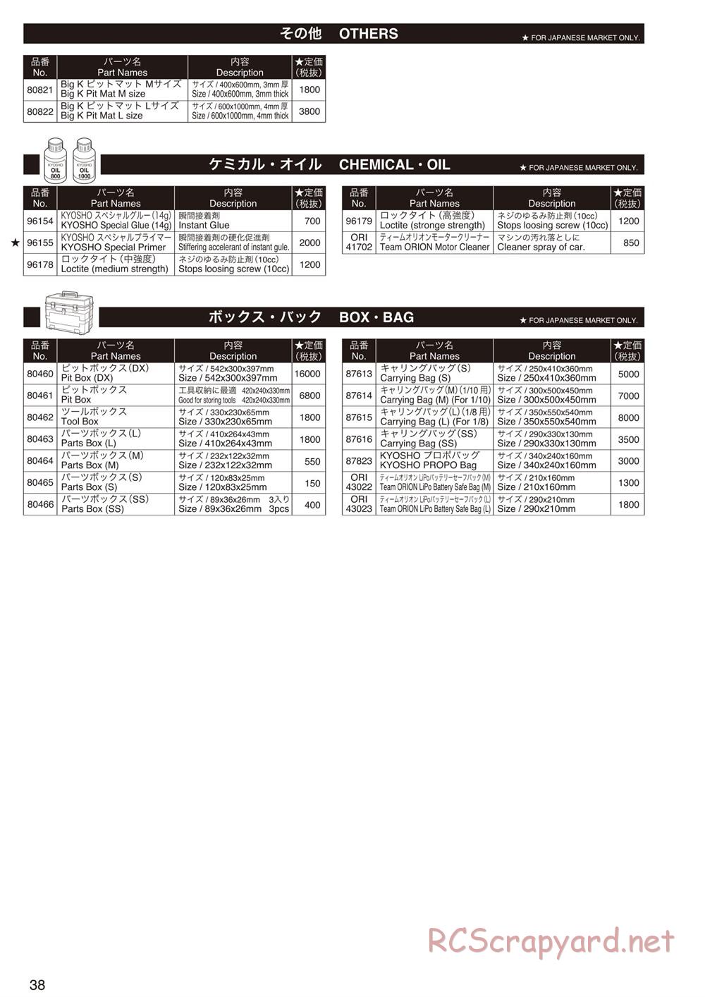 Kyosho - FO-XX VE - Manual - Page 37