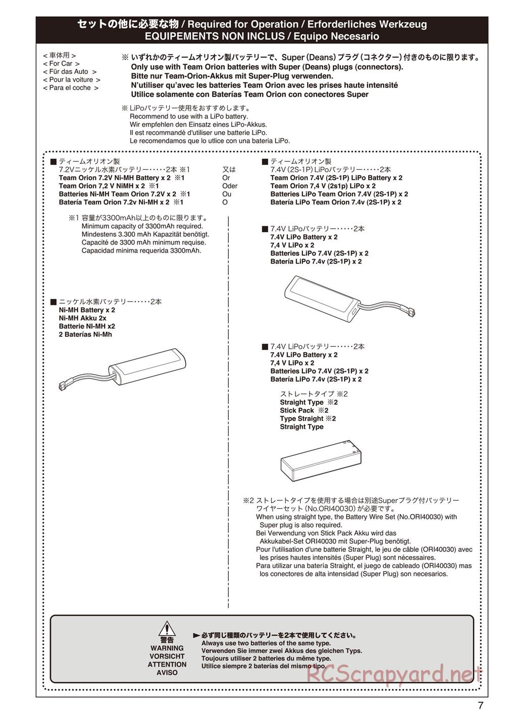 Kyosho - FO-XX VE - Manual - Page 7