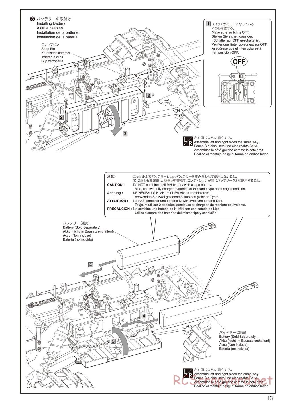 Kyosho - FO-XX VE - Manual - Page 13