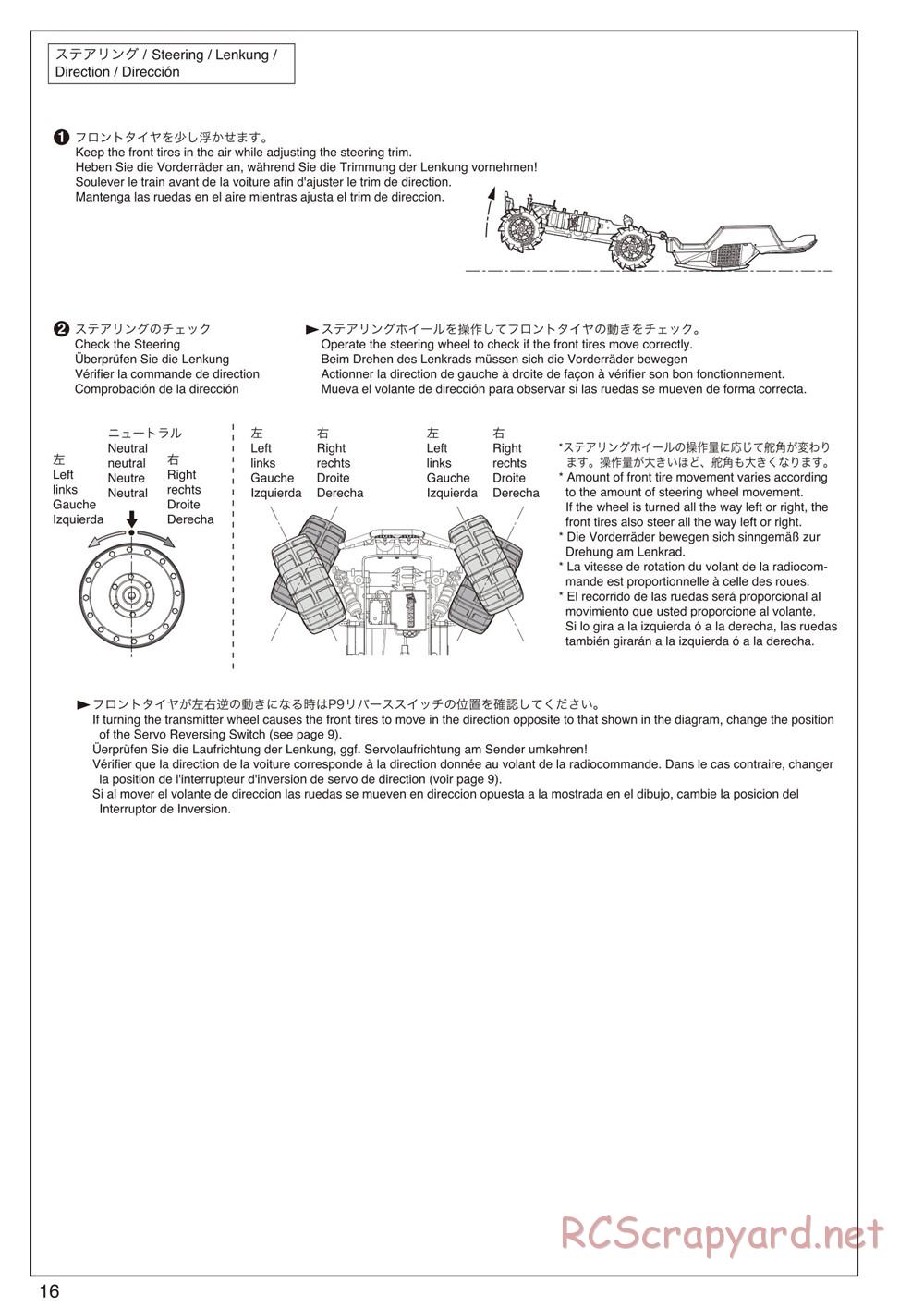 Kyosho - FO-XX VE - Manual - Page 16