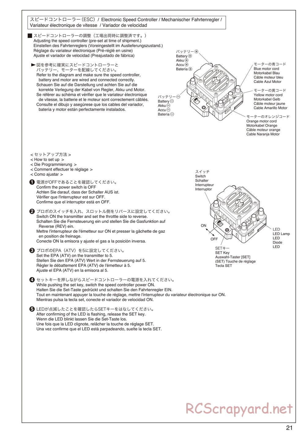 Kyosho - FO-XX VE - Manual - Page 21