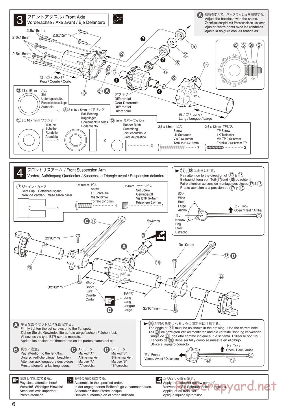 Kyosho - Mad Force Kruiser 2.0 VE - Manual - Page 6