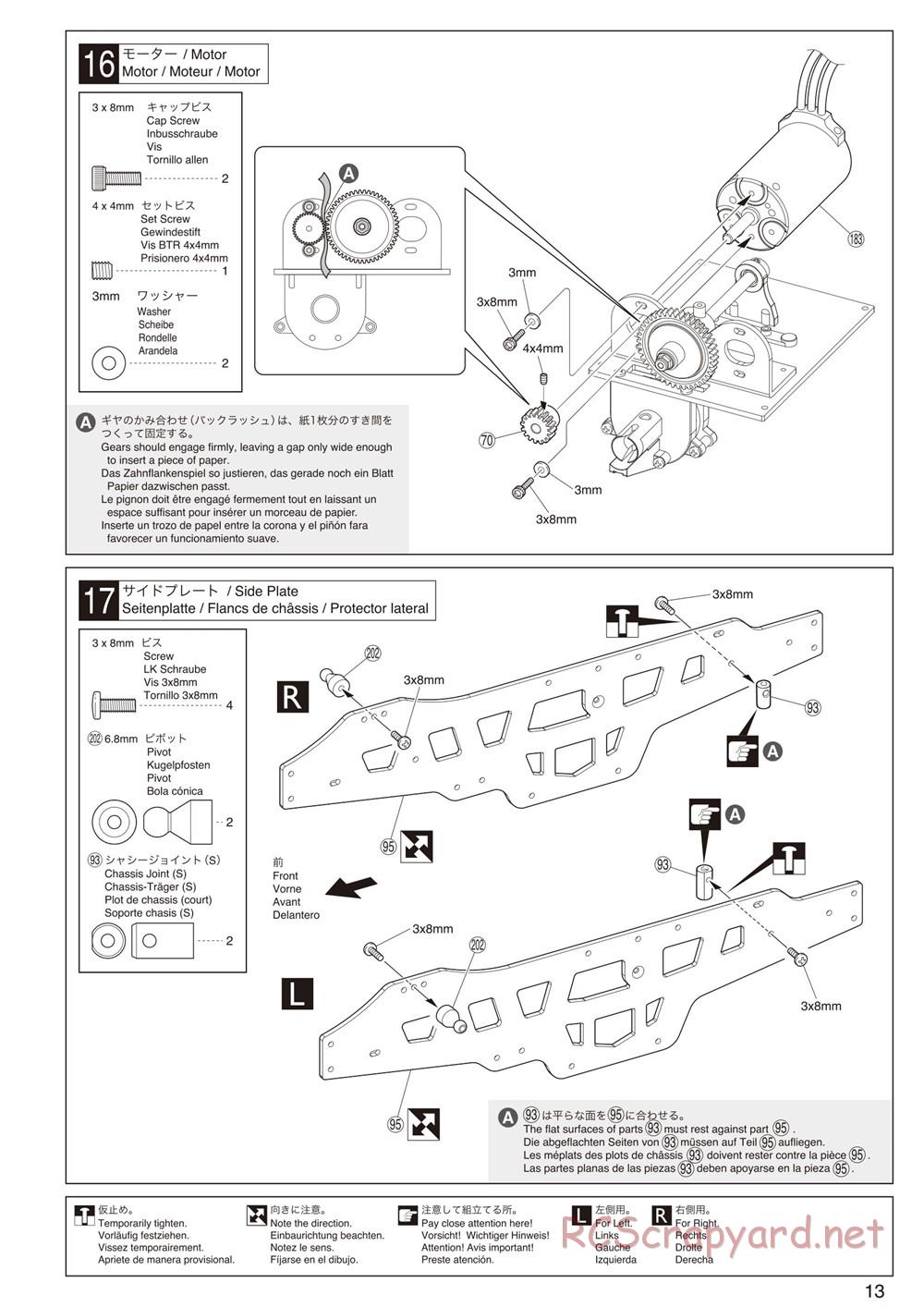 Kyosho - Mad Force Kruiser 2.0 VE - Manual - Page 13