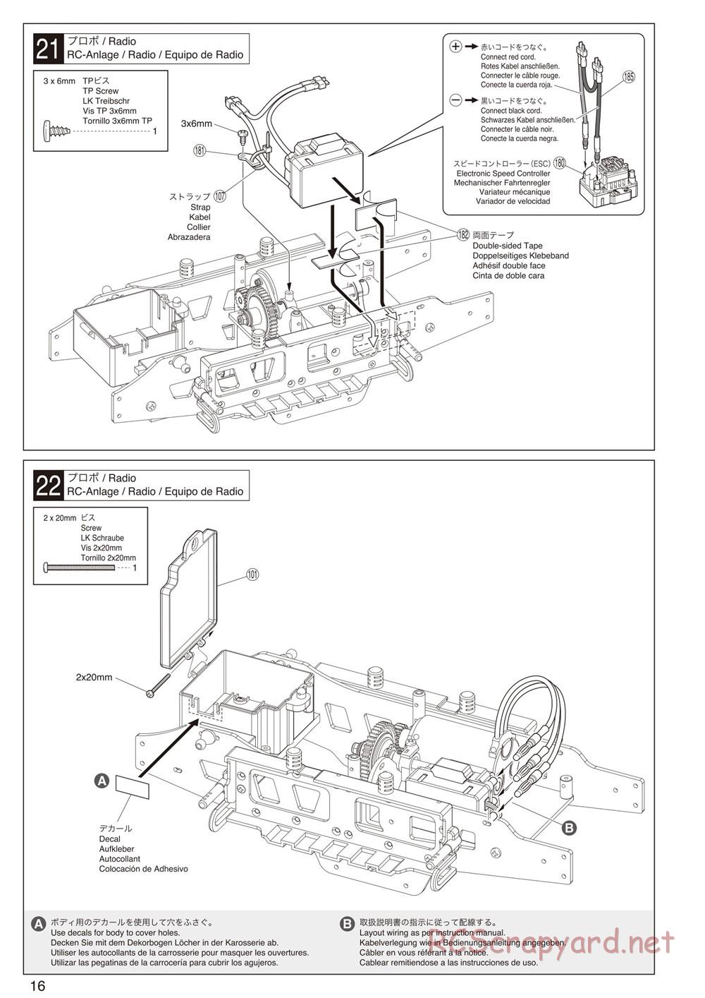 Kyosho - Mad Force Kruiser 2.0 VE - Manual - Page 16