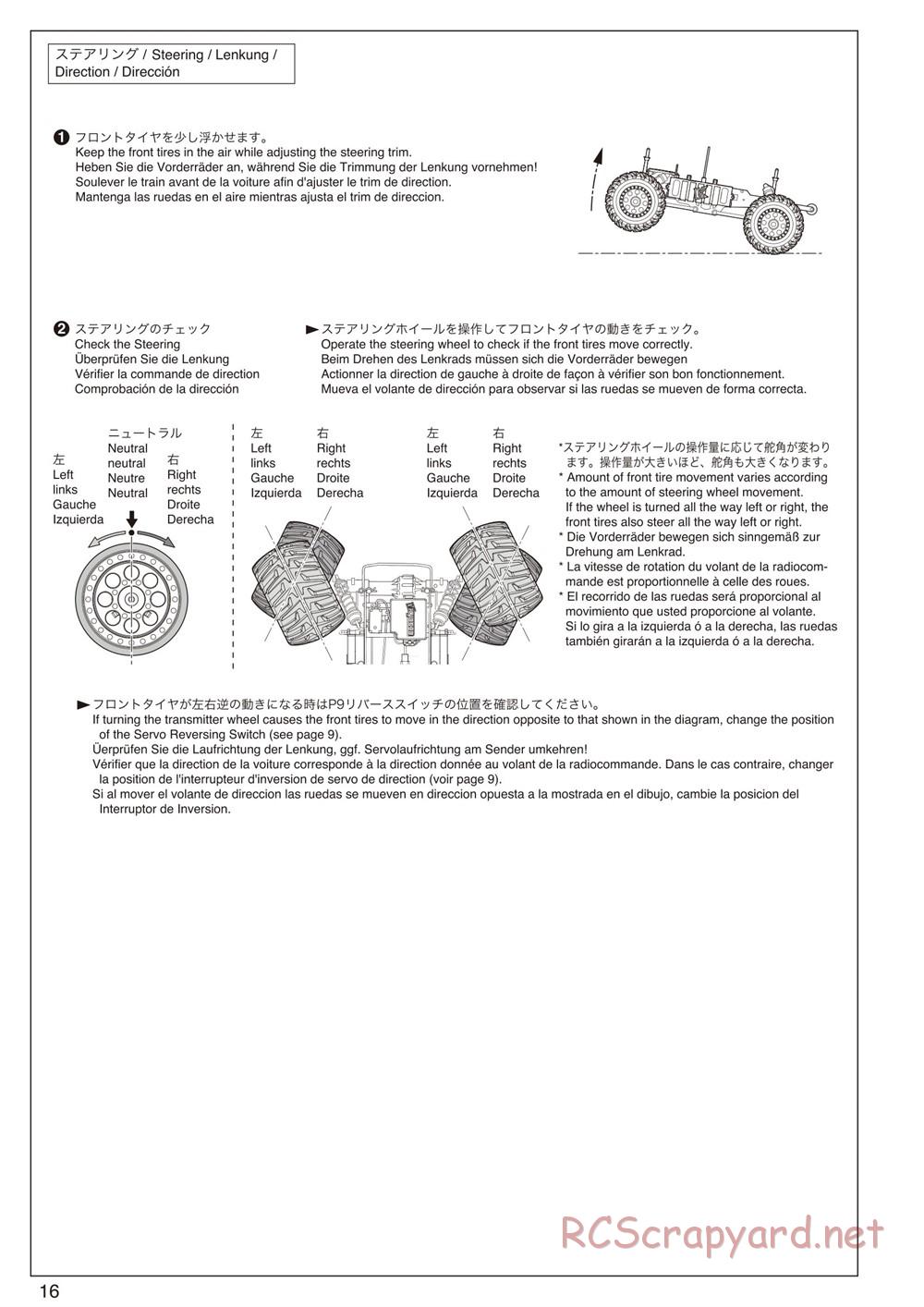 Kyosho - Mad Force Kruiser 2.0 VE - Manual - Page 16
