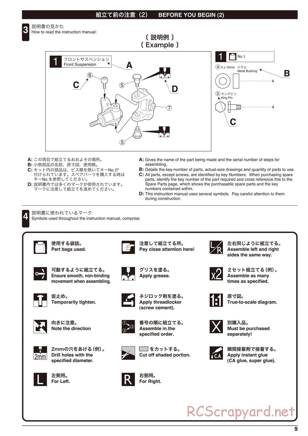 Kyosho - Inferno MP9e TKI - Manual - Page 9