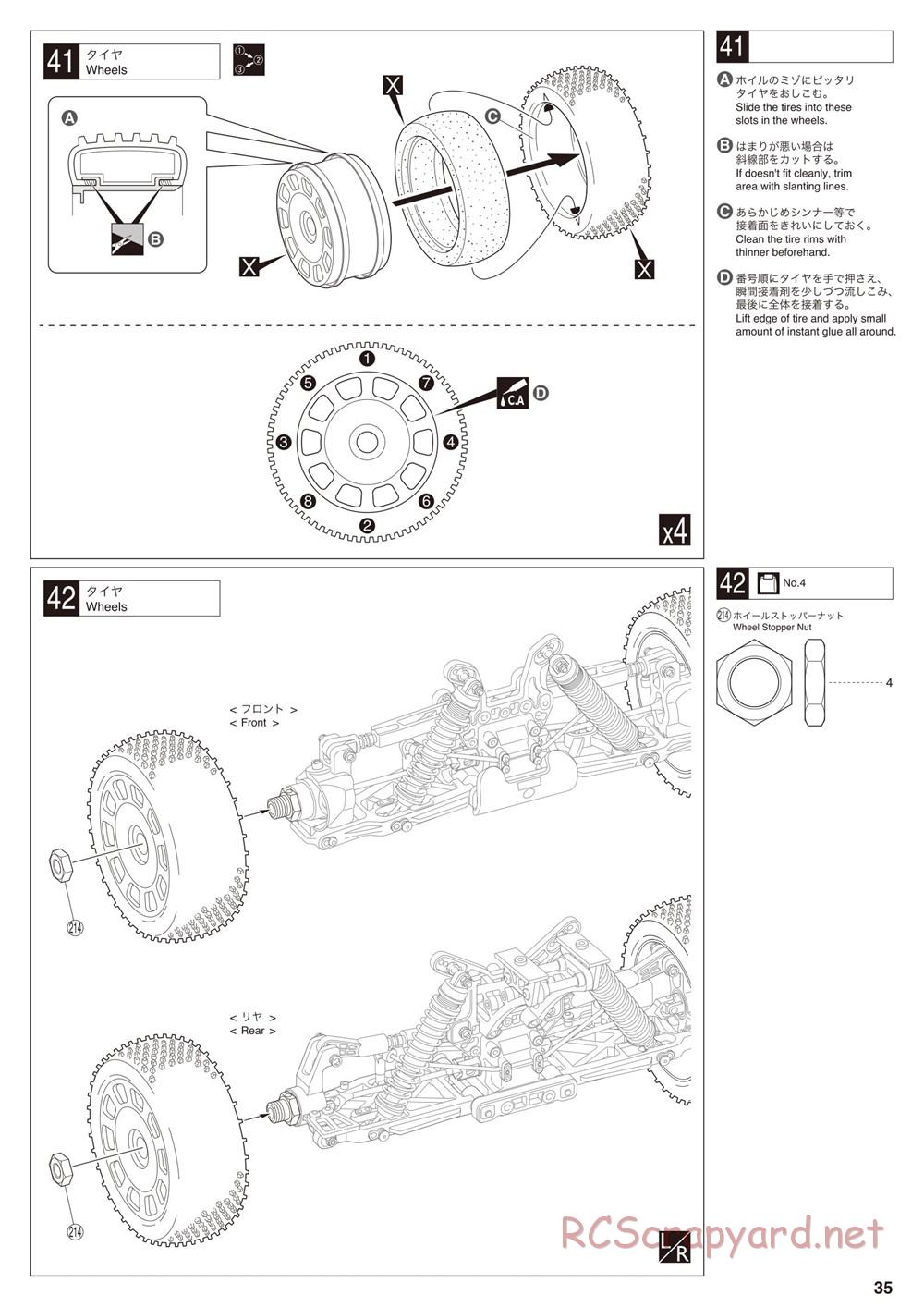 Kyosho - Inferno MP9e TKI - Manual - Page 35