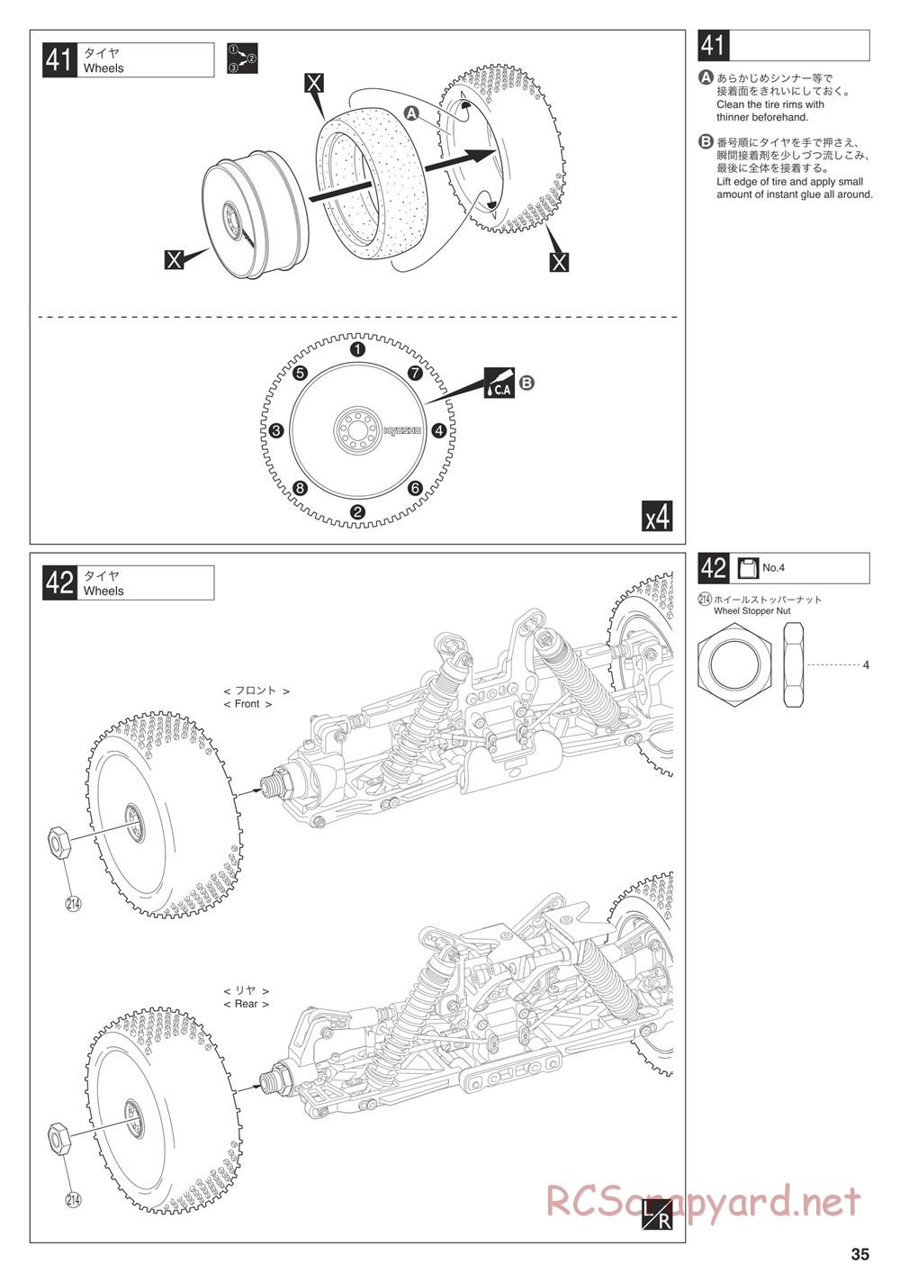 Kyosho - Inferno MP9e TKI4 - Manual - Page 35