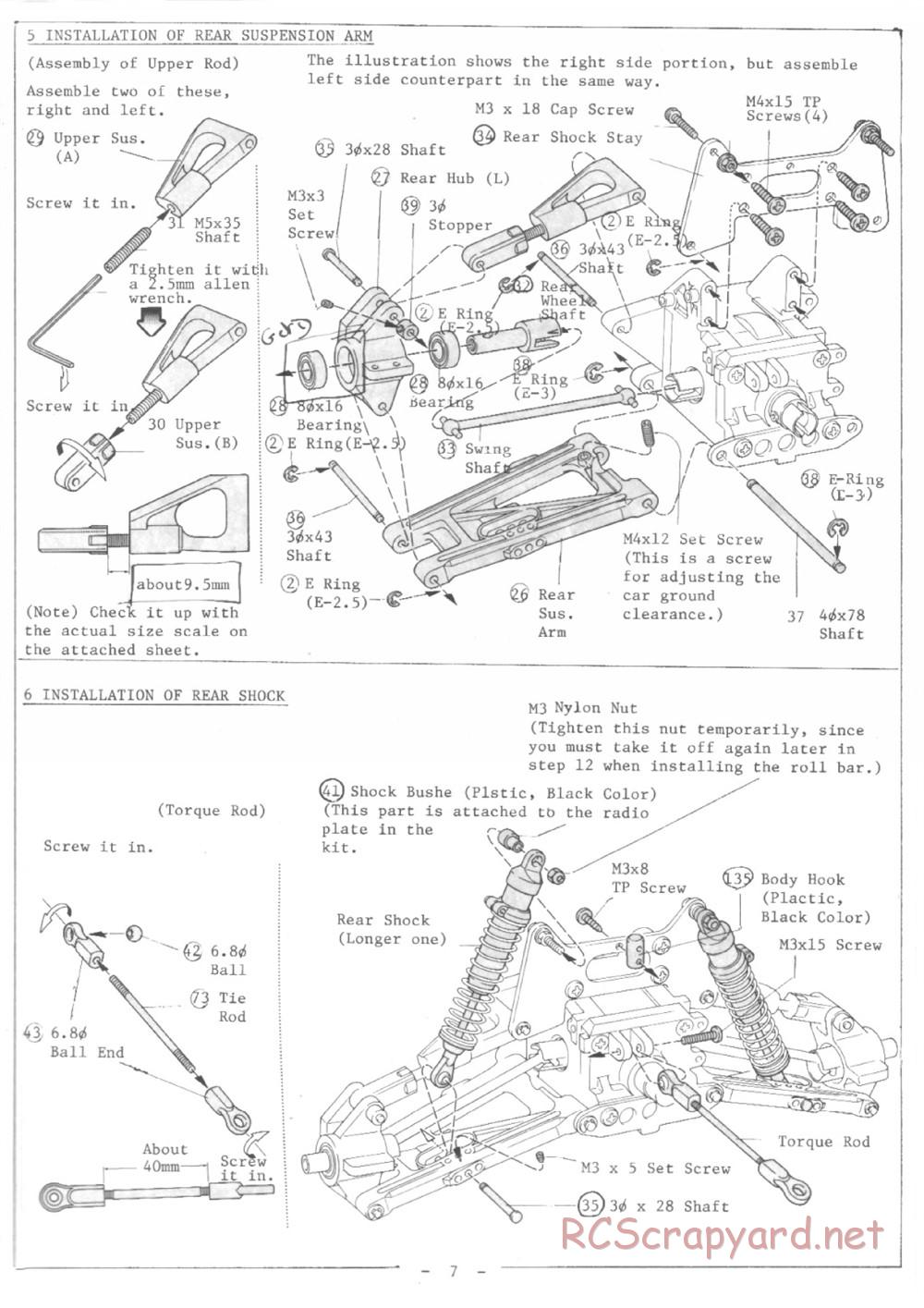 Kyosho - Burns 4WD - Manual - Page 7
