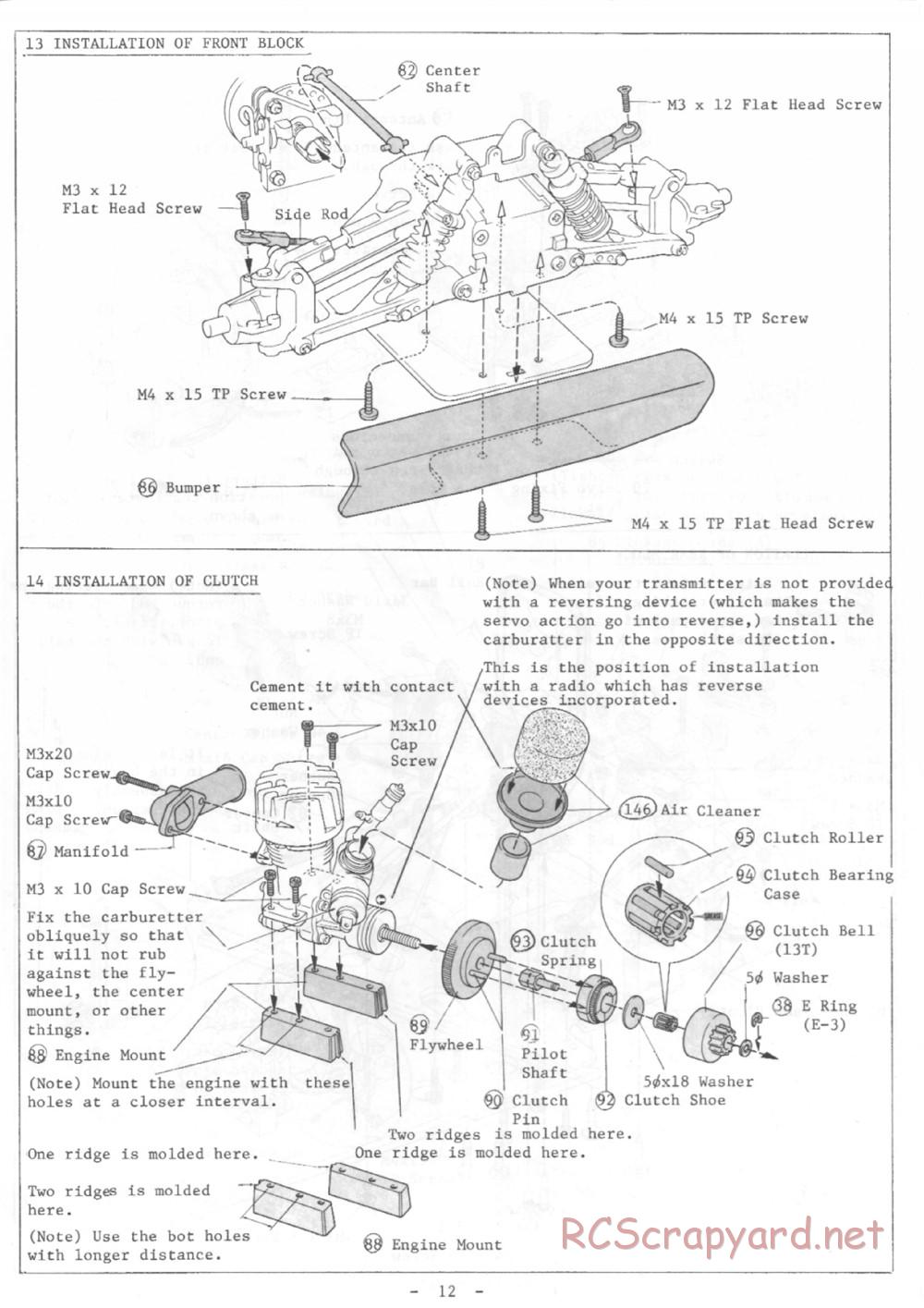 Kyosho - Burns 4WD - Manual - Page 12