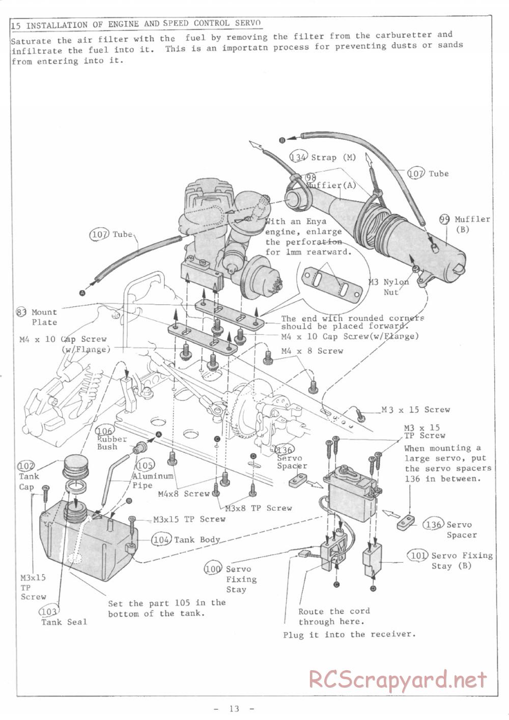 Kyosho - Burns 4WD - Manual - Page 13