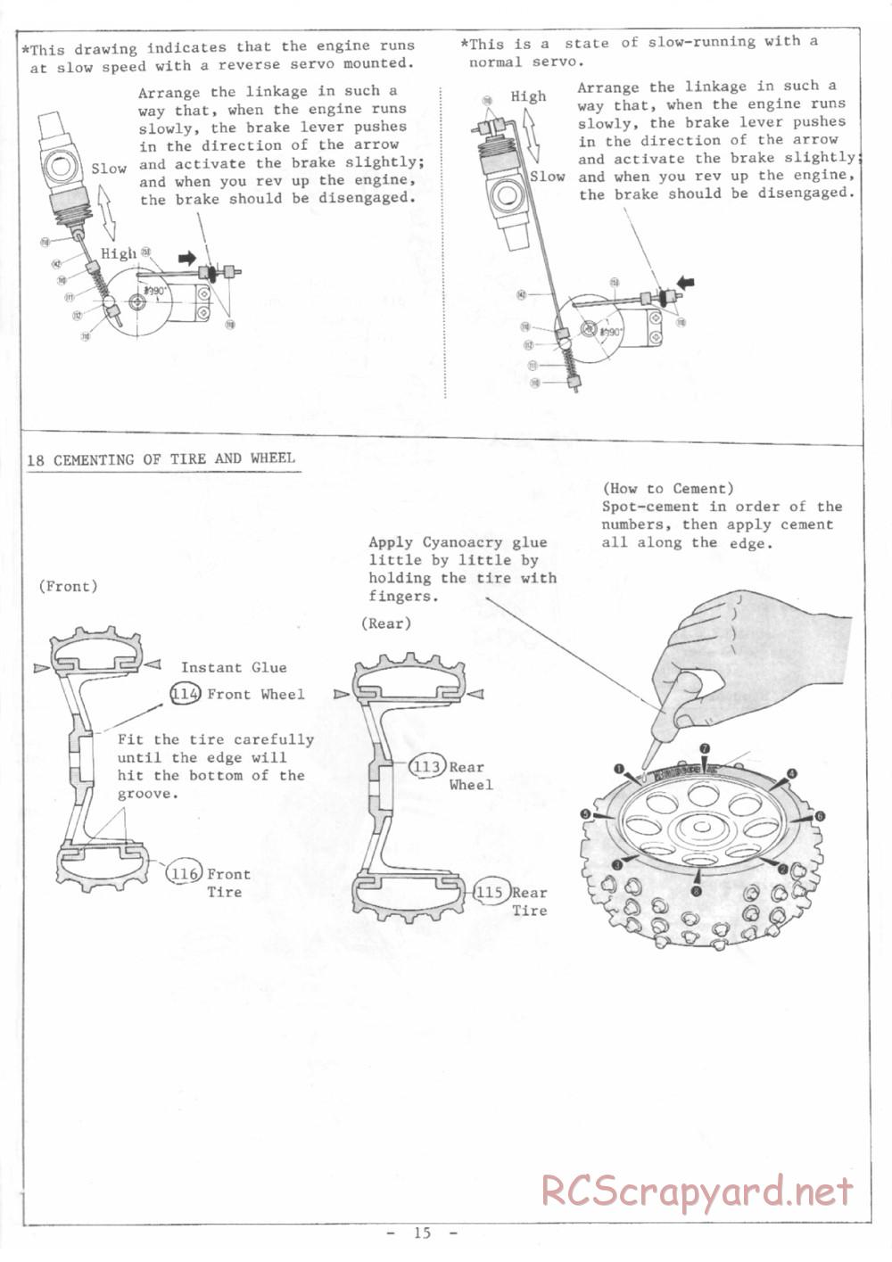 Kyosho - Burns 4WD - Manual - Page 15