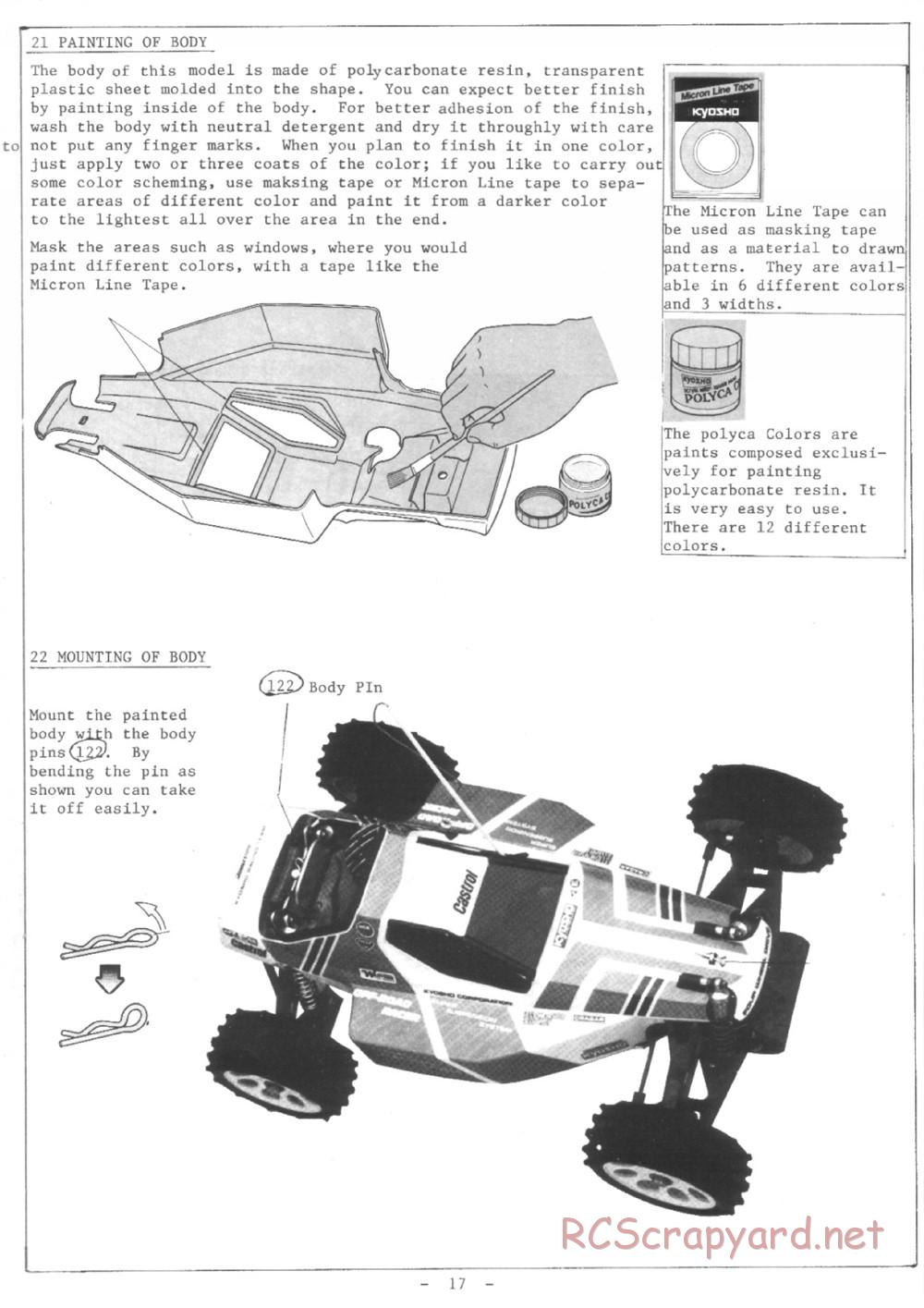 Kyosho - Burns 4WD - Manual - Page 17
