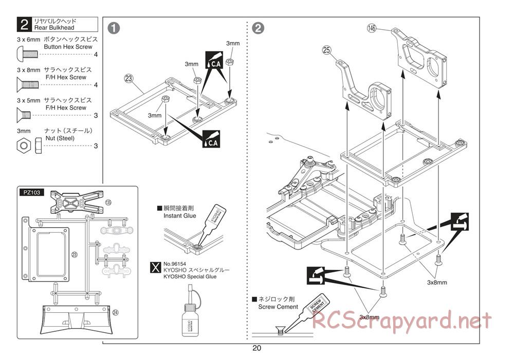 Kyosho - Plazma Lm - Manual - Page 20