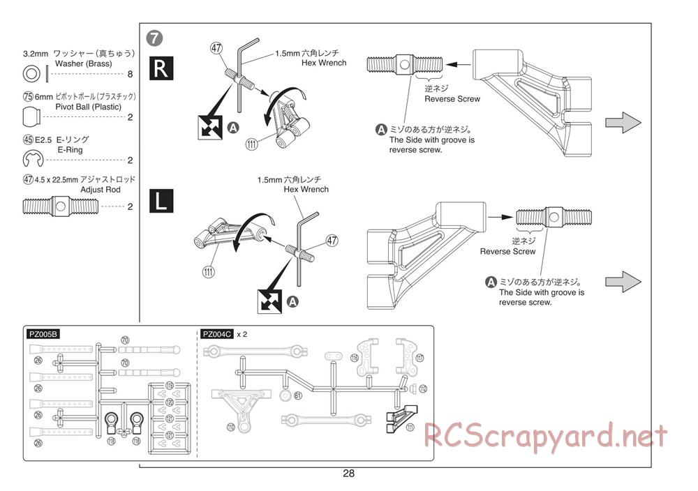 Kyosho - Plazma Lm - Manual - Page 28