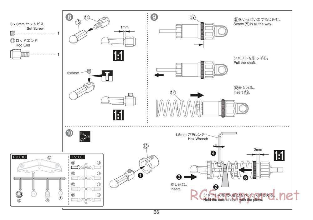 Kyosho - Plazma Lm - Manual - Page 36