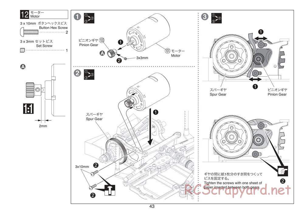 Kyosho - Plazma Lm - Manual - Page 43